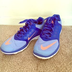 Nike Running Shoes, FS LITE RUN 3, blue+coral